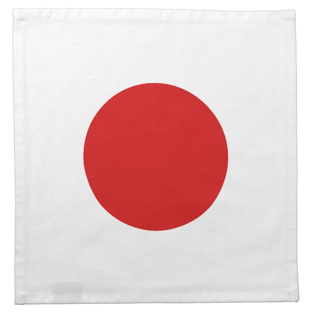 Japan Flag Napkin (Front)