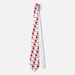 Japan Flag Neck Tie
