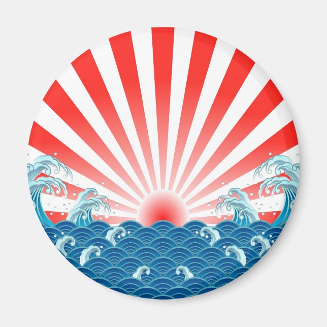Japan Flag - NIPPON Magnet (Front)