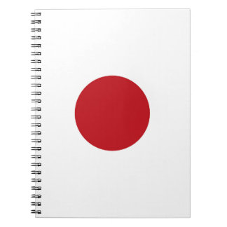 Japan flag notebook