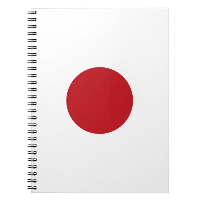Japan flag notebook (Front)