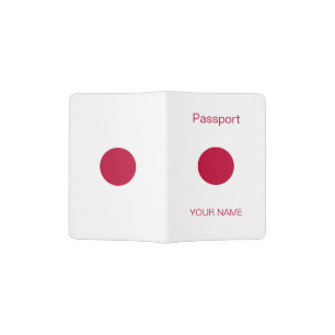 Japan Flag Passport Holder