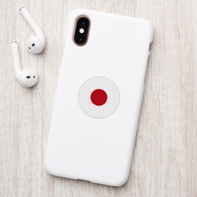 Japan flag patch (On Phone Back)