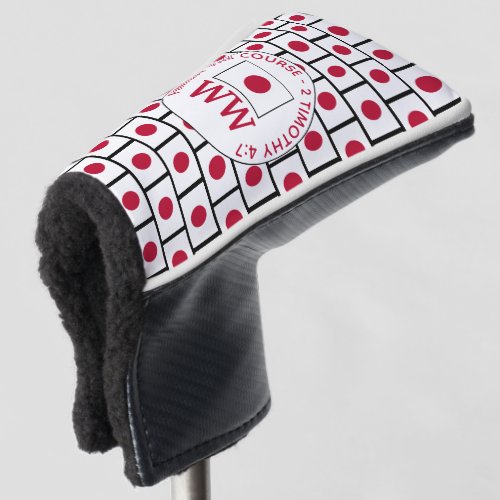 JAPAN Flag Personalized MONOGRAM Golf Head Cover