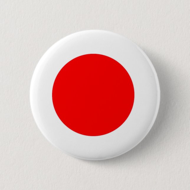 Japan Flag Pinback Button (Front)