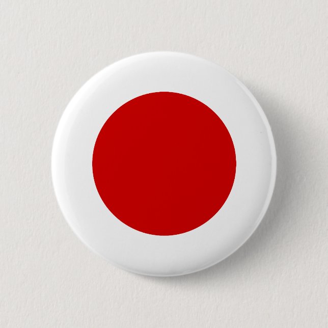 Japan Flag Pinback Button (Front)