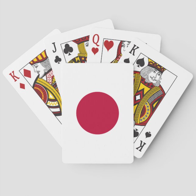 Japan Flag Poker Cards (Back)