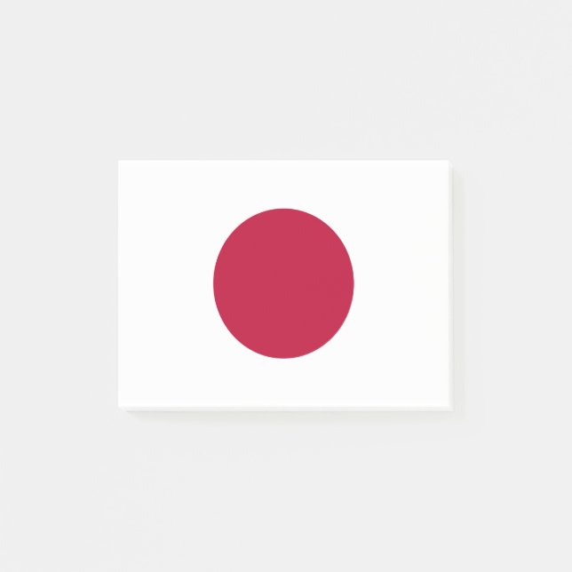 Japan Flag Post-it Notes (Front)