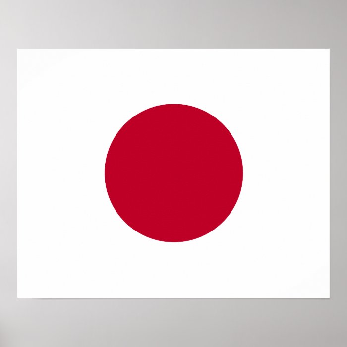 Japan Flag Poster