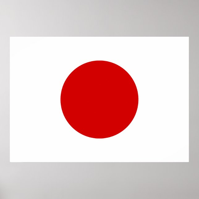 Japan Flag Poster (Front)