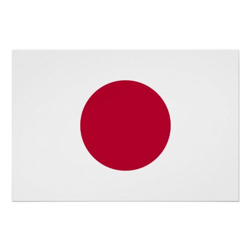 Japan Flag Poster