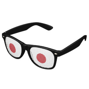 Japan flag retro sunglasses
