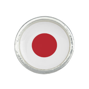 Japan flag ring