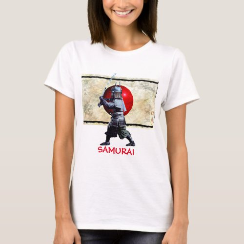 Japan Flag  Samurai Art Shirt