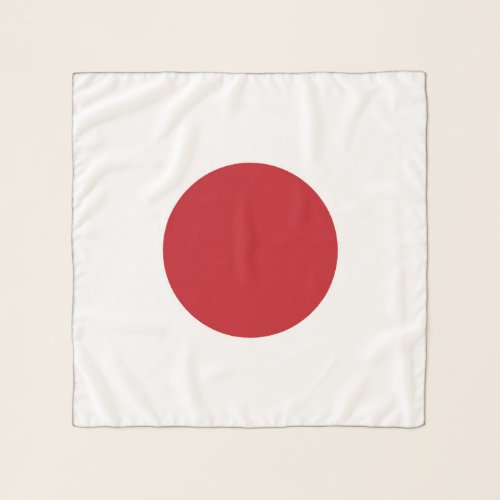 Japan flag scarf