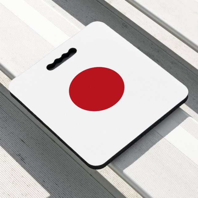 Japan flag seat cushion (In Situ)
