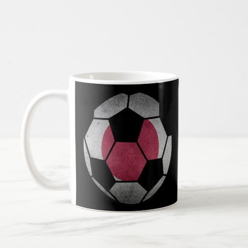 Japan Flag Soccer Ball Football Japanese  Coffee Mug