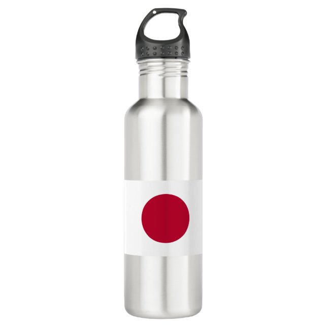 Japan Flag Stainless Steel Water Bottle (Front)