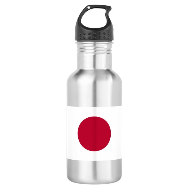 Japan Flag Stainless Steel Water Bottle (Front)