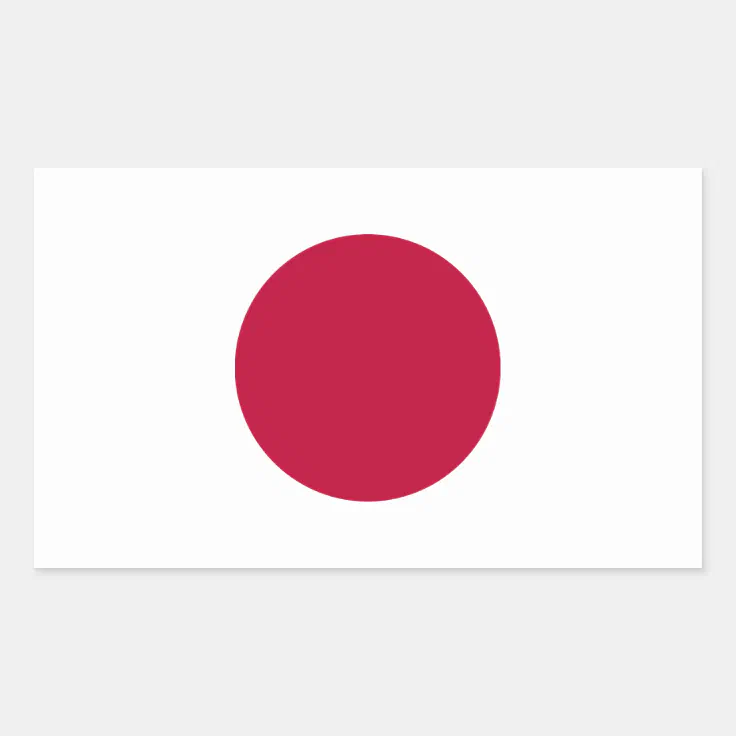 Japan Flag Sticker | Zazzle