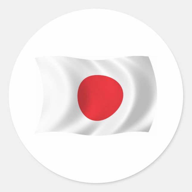 Japan Flag Sticker (Front)