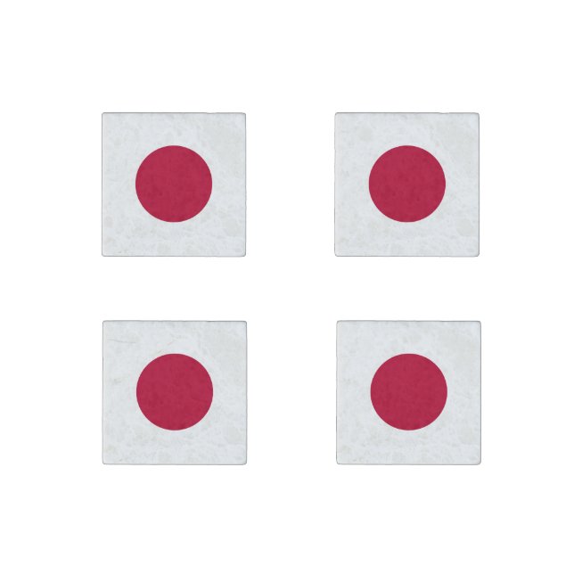 Japan Flag Stone Magnet (Front)