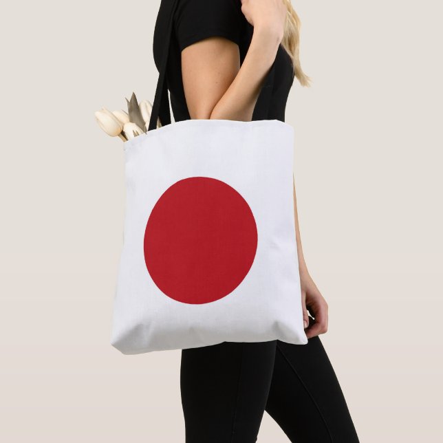 Japan flag tote bag (Close Up)