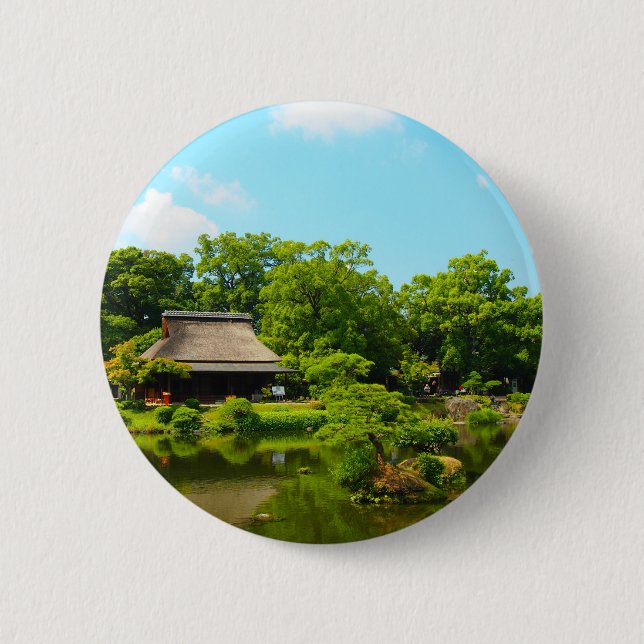 Japan Garden Button (Front)