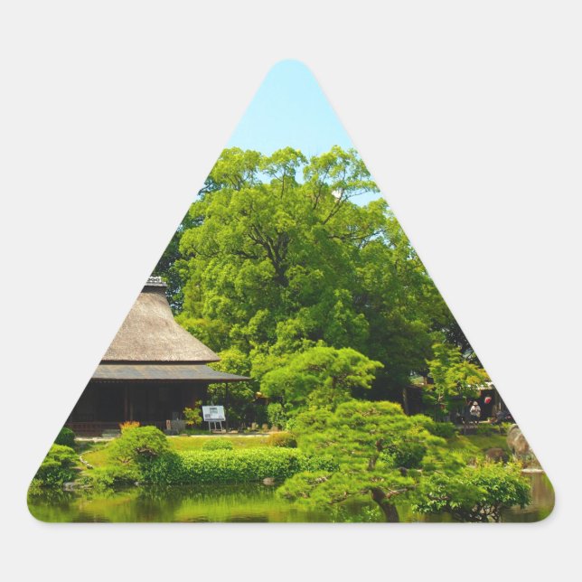 Japan Garden Triangle Sticker (Front)