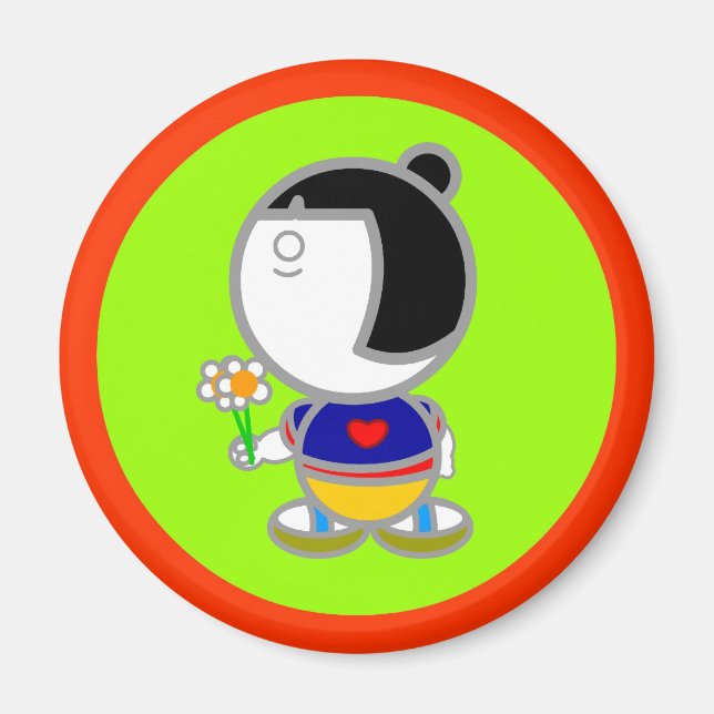 JAPAN GIRL Magnet (Front)