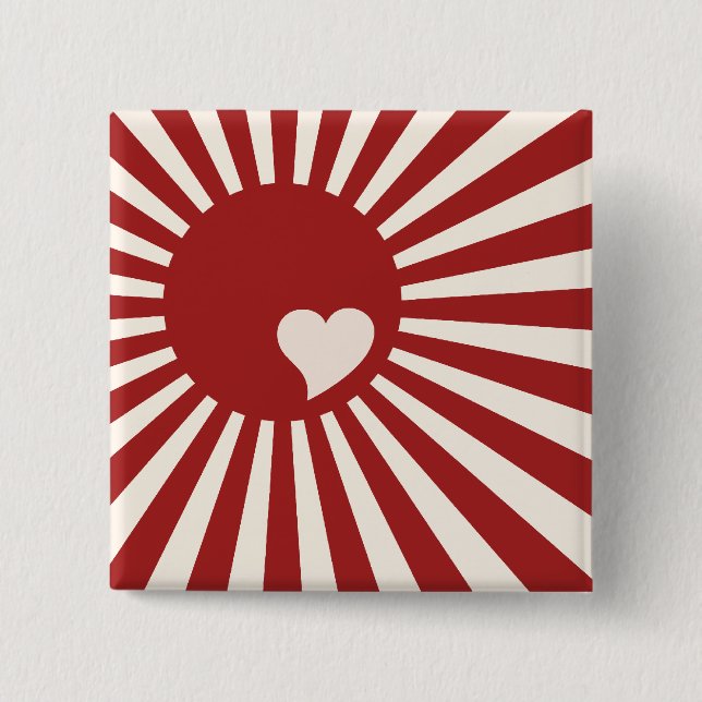 Japan Heart Button (Front)