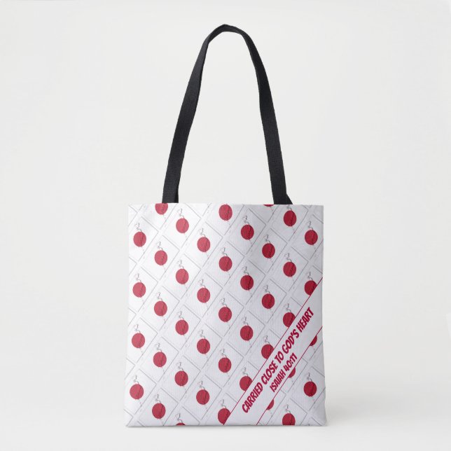 JAPAN HINOMARU FLAG Isaiah Christian CUSTOM Tote Bag (Front)