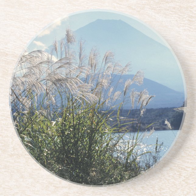 Japan, Honshu, Yamanashi Pref., Fuji-Hakone-Izu Sandstone Coaster (Front)