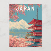 Tokyo Japan Japanese Vintage Travel Poster Postcard | Zazzle