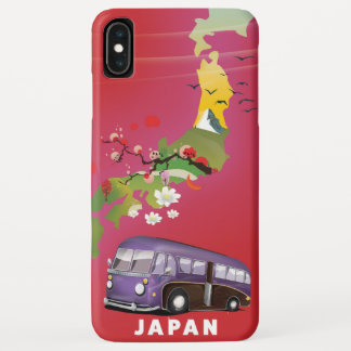 Japan Illustration travel poster. iPhone XS Max Case