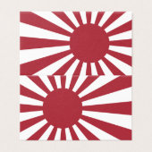 Japan Imperial Rising Sun Flag, Edo to WW2 (Outside Unfolded)