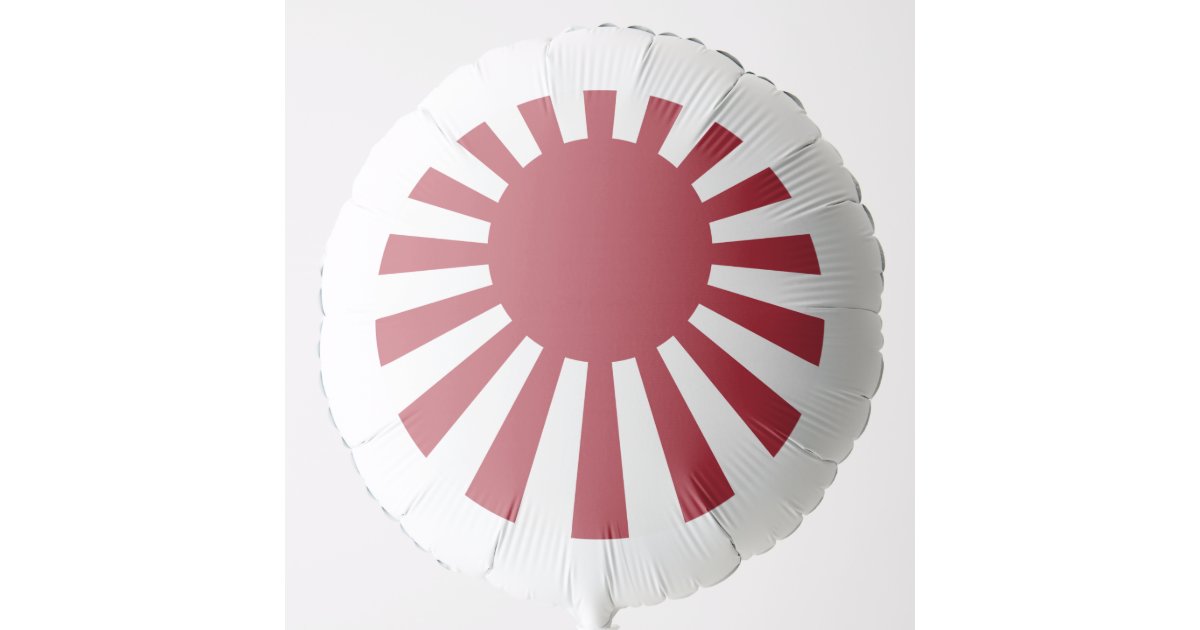 Japan Imperial Rising Sun Flag, Edo to WW2 Balloon | Zazzle