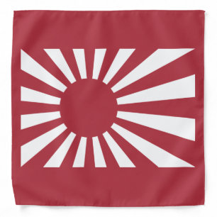 Japan Imperial Rising Sun Flag, Edo to WW2 Bandana