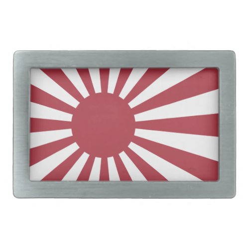 Japan Imperial Rising Sun Flag Edo to WW2 Belt Buckle