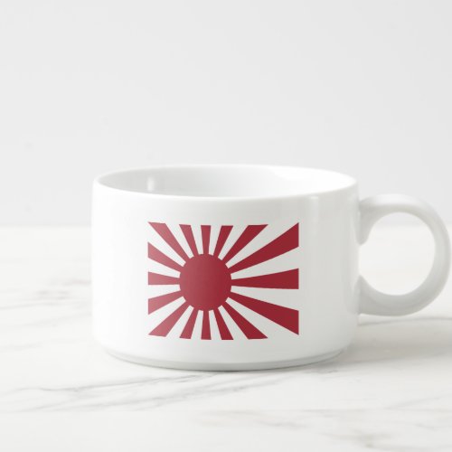 Japan Imperial Rising Sun Flag Edo to WW2 Bowl