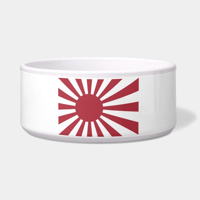 Japan Imperial Rising Sun Flag, Edo to WW2 Bowl (Front)