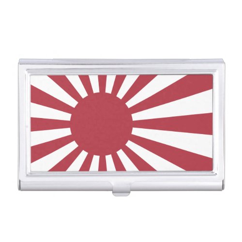 Japan Imperial Rising Sun Flag Edo to WW2 Business Card Case