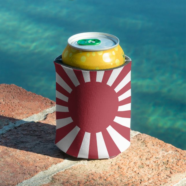 Japan Imperial Rising Sun Flag, Edo to WW2 Can Cooler (In Situ Pool)