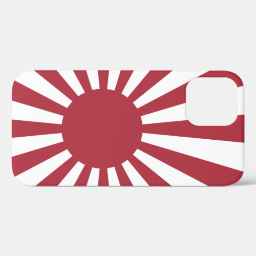 Japan Imperial Rising Sun Flag Edo to WW2 iPhone 12 Case