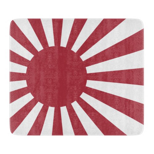 Japan Imperial Rising Sun Flag Edo to WW2 Cutting Board