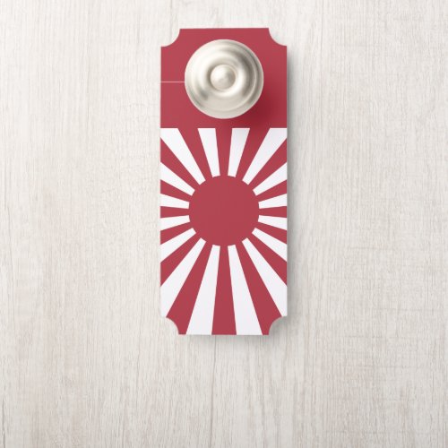 Japan Imperial Rising Sun Flag Edo to WW2 Door Hanger