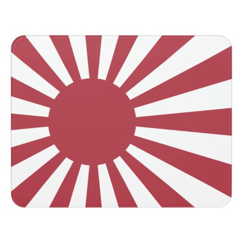 Japan Imperial Rising Sun Flag Edo to WW2 Door Sign