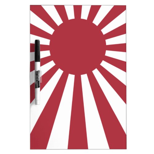 Japan Imperial Rising Sun Flag Edo to WW2 Dry Erase Board