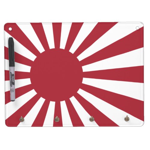 Japan Imperial Rising Sun Flag Edo to WW2 Dry Erase Board With Keychain Holder