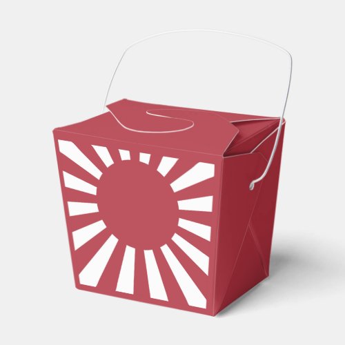 Japan Imperial Rising Sun Flag Edo to WW2 Favor Boxes